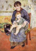 Pierre Renoir Mother and Child USA oil painting reproduction